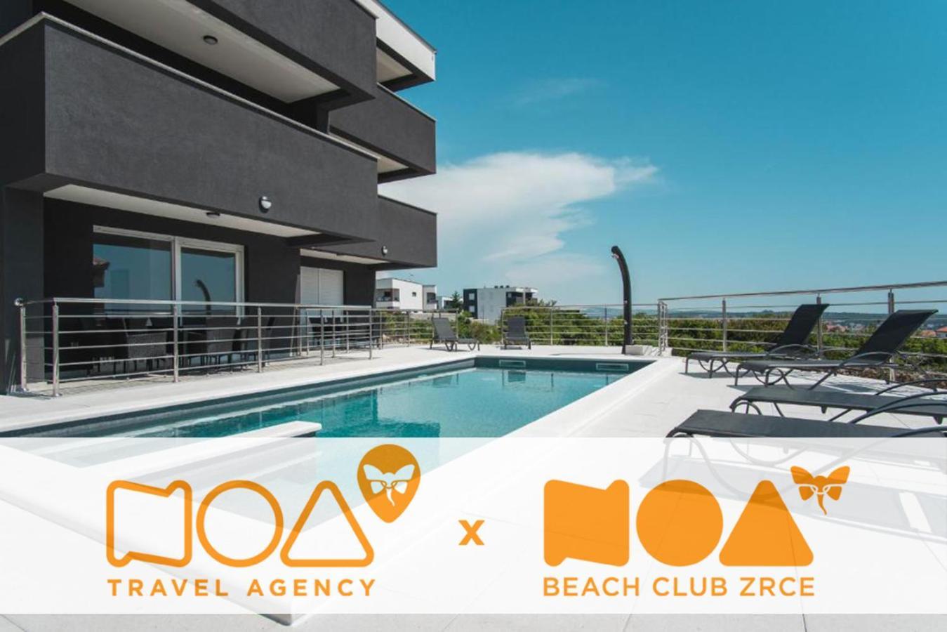 Noa East Residence Novalja Bagian luar foto